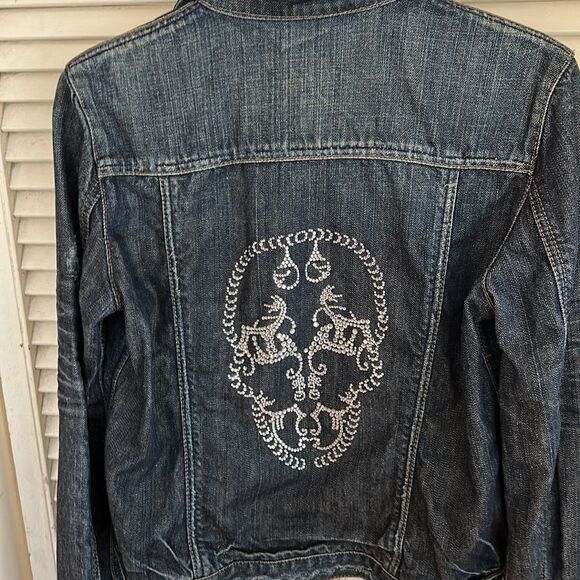 Thomas Wylde Designer π©βπ¨ Diamond π π Denim Jacket Unique Buttonsβand Zips! - Picture 3 of 17
